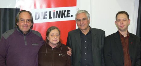 Dr. Fritz Geisthövel, Angelika Aimene-Wiegold, Ralf Michalowsky und Markus Ziegel
