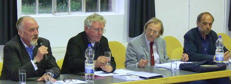 Podiumsdiskussion mit Ingo Boxhammer, Jürgen Klute, Hans Heinrich Holland und Wilhelm Neurohr